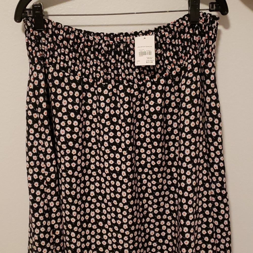 Floral Ruffle Midi Skirt - Picture 2 of 7